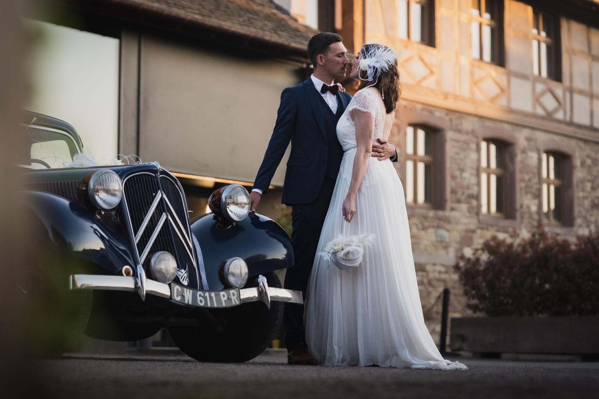Shooting inspiration mariage années 20 Domaine Imodis Alsace Saessolsheim photographe