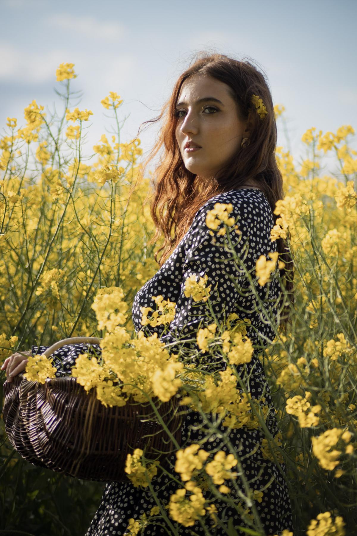 Photographe portrait colza Bas-Rhin Alsace