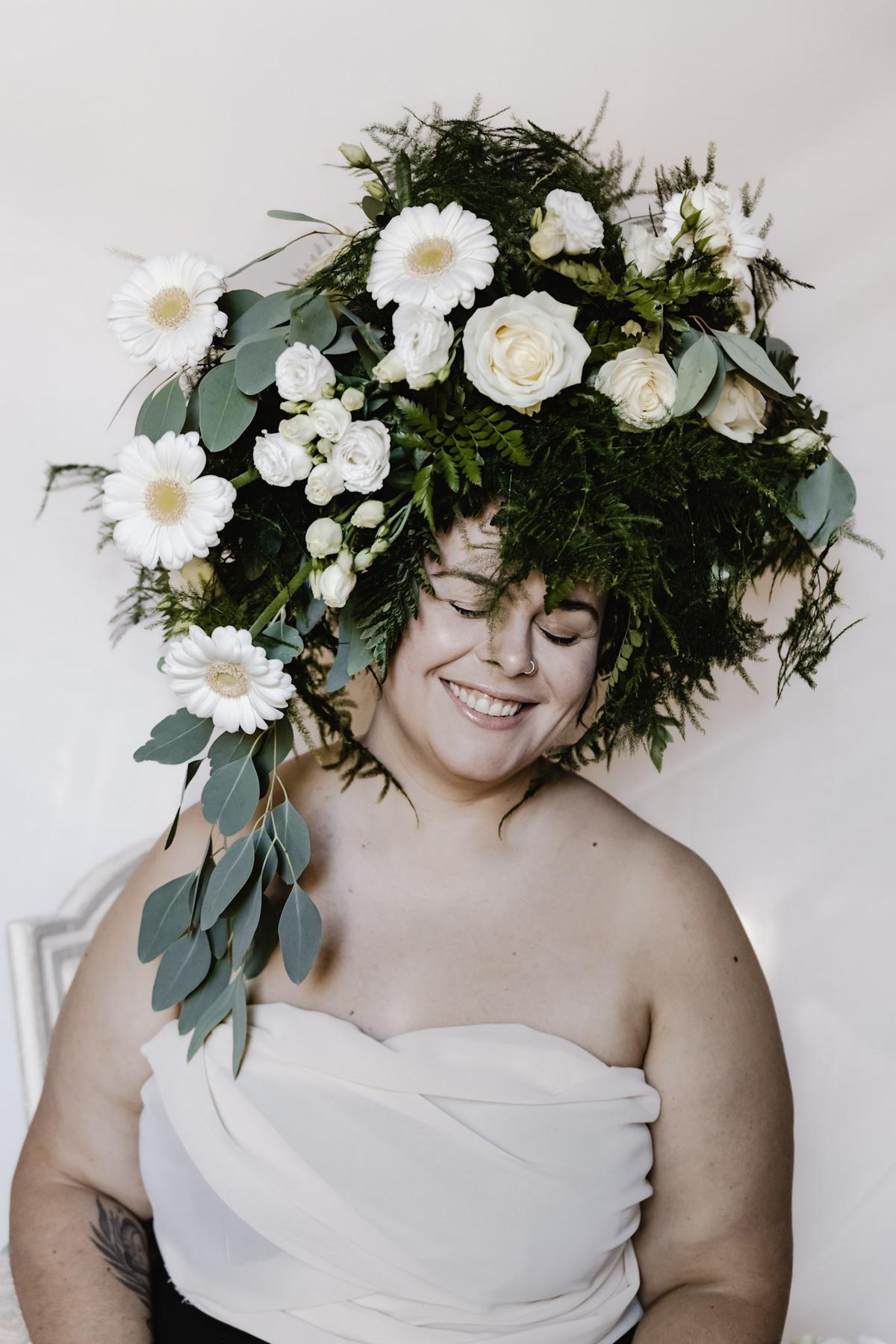 Portrait floral en extérieur, Bas-Rhin