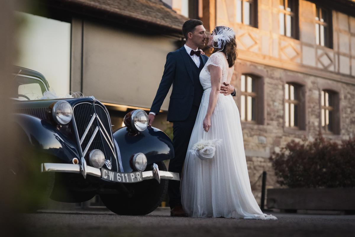 Shooting mariage années 20 Domaine Imodis Saessolsheim photographe mariage Alsace