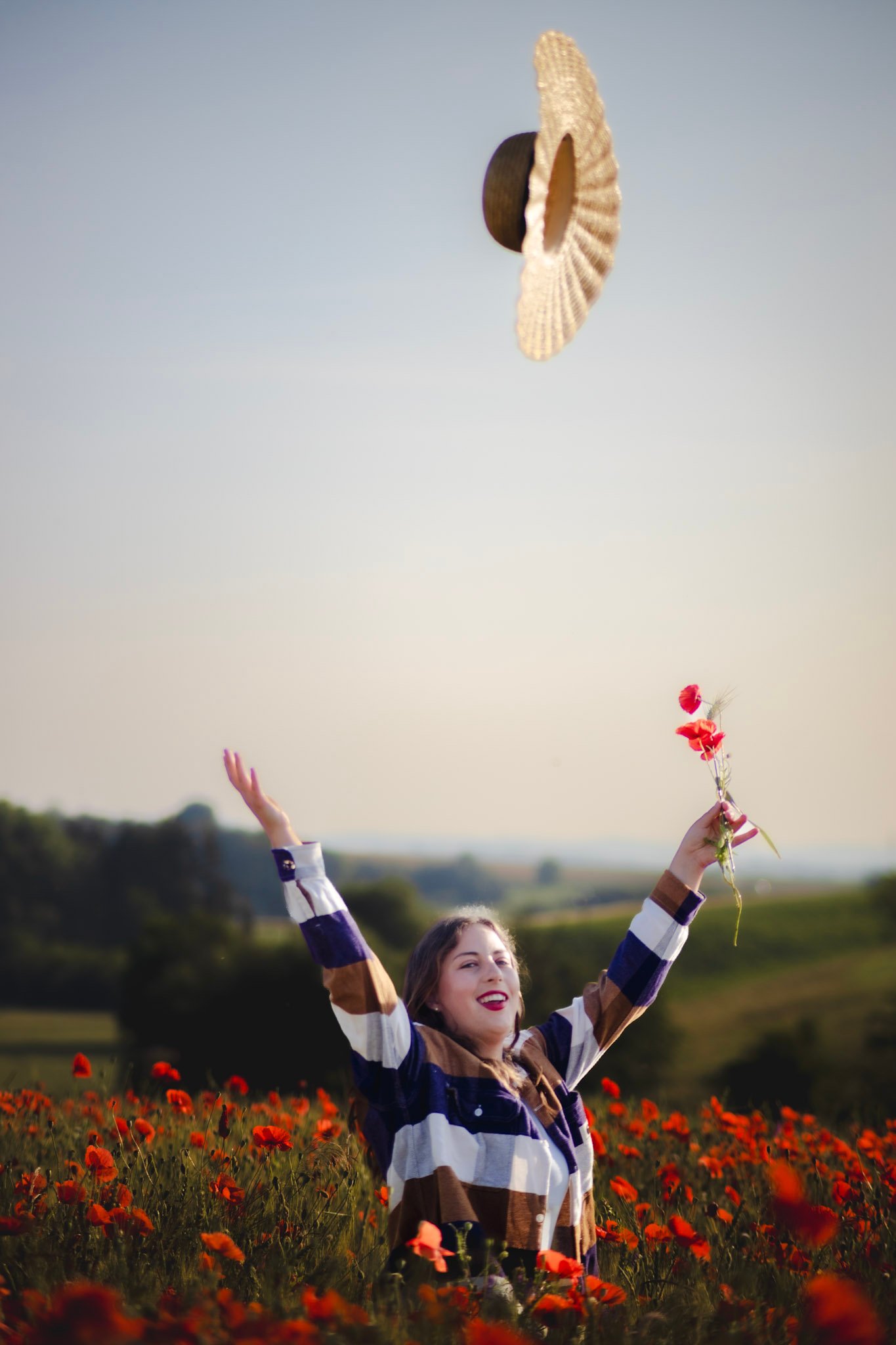 Photographe portrait coquelicots Bas-Rhin Alsace